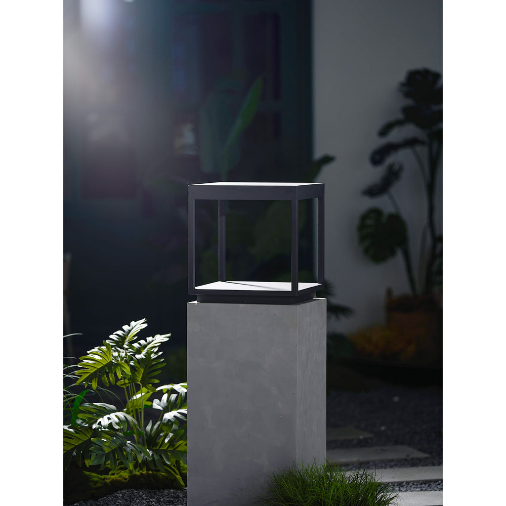 Outdoor Post Light, Stainless Steel, IP65 Waterproof, Integrated LED