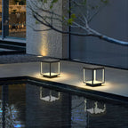 Outdoor Post Light, Stainless Steel, IP65 Waterproof, Integrated LED