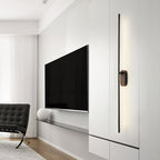 Wall Sconce, Stick-Shaped Linear Metal, Brass or Black, Dimmable LED
