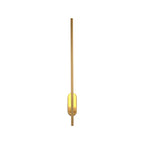 Wall Sconce, Stick-Shaped Linear Metal, Brass or Black, Dimmable LED
