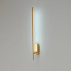 Wall Sconce, Stick-Shaped Linear Metal, Brass or Black, Dimmable LED