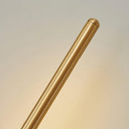 Wall Sconce, Stick-Shaped Linear Metal, Brass or Black, Dimmable LED
