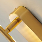 Wall Sconce, Stick-Shaped Linear Metal, Brass or Black, Dimmable LED