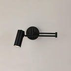 Swing Arm Wall Sconce, Adjustable Iron Arm, Integrated LED, Gold