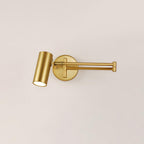 Swing Arm Wall Sconce, Adjustable Iron Arm, Integrated LED, Gold
