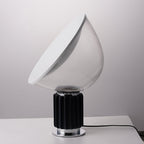 Nexus bordlampe, aluminiumsreflektor, blæst glasskærm, E26/E27