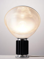 Nexus bordlampe, aluminiumsreflektor, blæst glasskærm, E26/E27