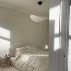 Pendellampe, Tense, Mulberrysilke-diffuser, sort ramme, LED, dæmpbar