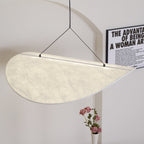 Pendellampe, Tense, Mulberrysilke-diffuser, sort ramme, LED, dæmpbar