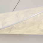 Pendellampe, Tense, Mulberrysilke-diffuser, sort ramme, LED, dæmpbar