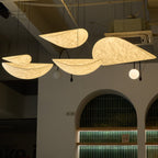 Pendellampe, Tense, Mulberrysilke-diffuser, sort ramme, LED, dæmpbar