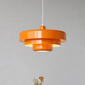Modern Tiered Shade Pendant Light Fixture, 12-Inch Diameter