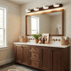 Travertine duo wall light detail of the natural stone veining