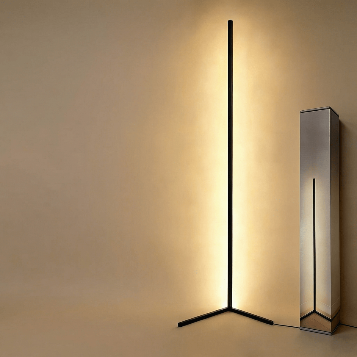 Nordic Inspired Multicolor LED Floor Lamp With Remote Dimmer