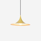Slim-Neck Flared Pendant Light, Aluminum Shade, 8 Colors, 2 Sizes