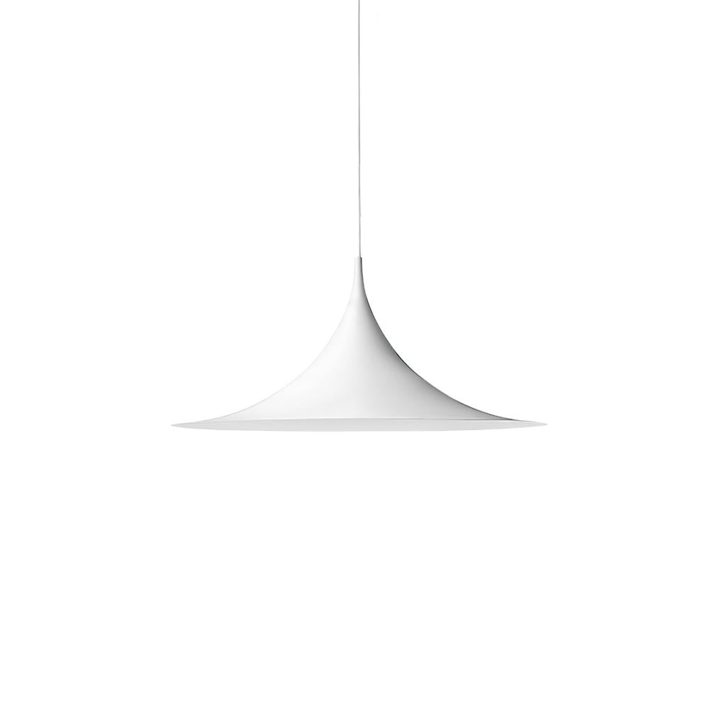 Slim-Neck Flared Pendant Light, Aluminum Shade, 8 Colors, 2 Sizes