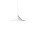 Slim-Neck Flared Pendant Light, Aluminum Shade, 8 Colors, 2 Sizes