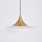 Slim-Neck Flared Pendant Light, Aluminum Shade, 8 Colors, 2 Sizes