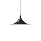 Slim-Neck Flared Pendant Light, Aluminum Shade, 8 Colors, 2 Sizes