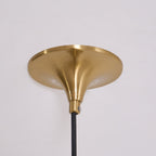 Slim-Neck Flared Pendant Light, Aluminum Shade, 8 Colors, 2 Sizes