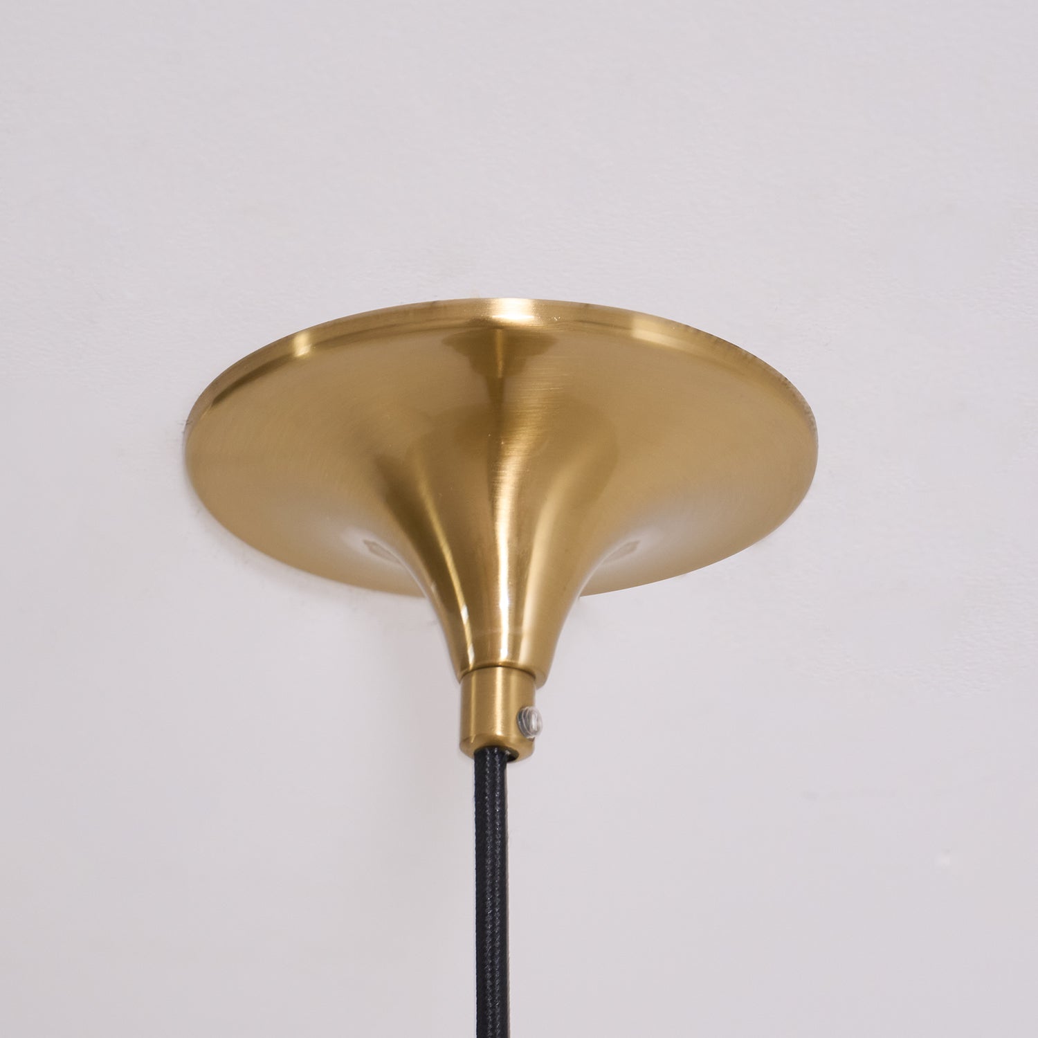 Slim-Neck Flared Pendant Light, Aluminum Shade, 8 Colors, 2 Sizes
