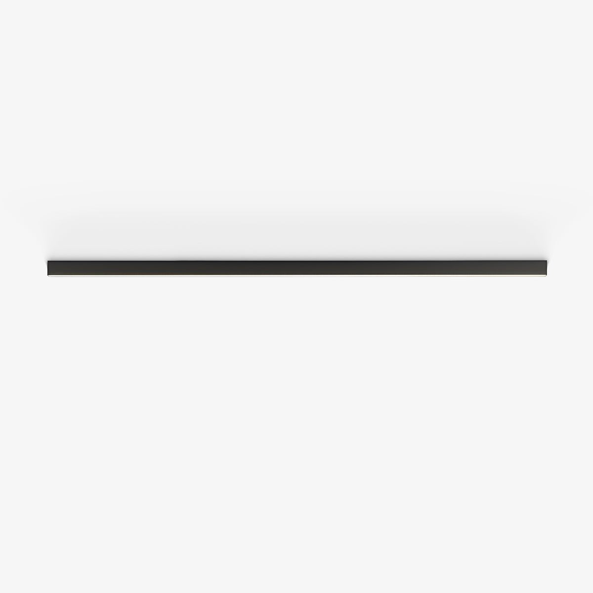 This Clérachic ceiling light, a slim black bar, sits alone on a plain white background.