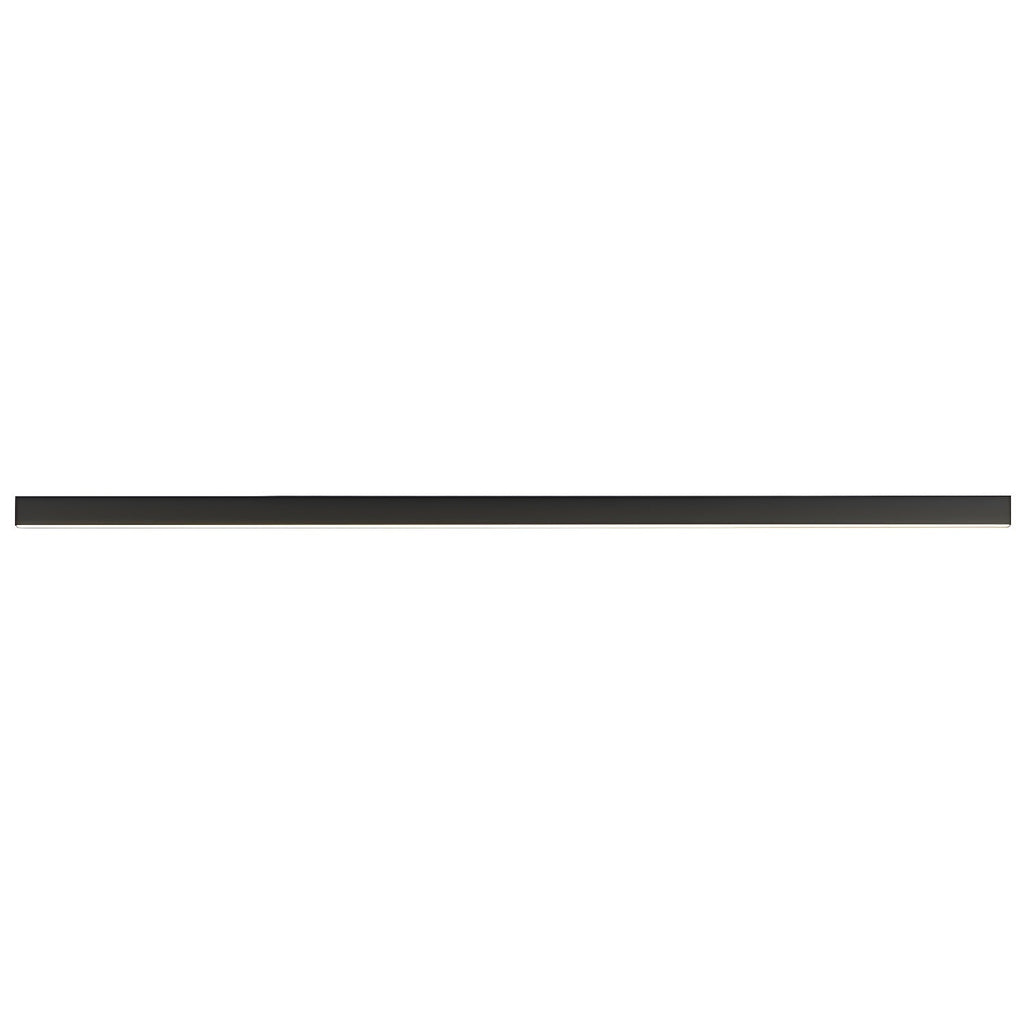 This Clérachic ceiling light, a slim black bar, lies flat against a plain white background.