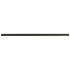 This Clérachic ceiling light, a slim black bar, lies flat against a plain white background.
