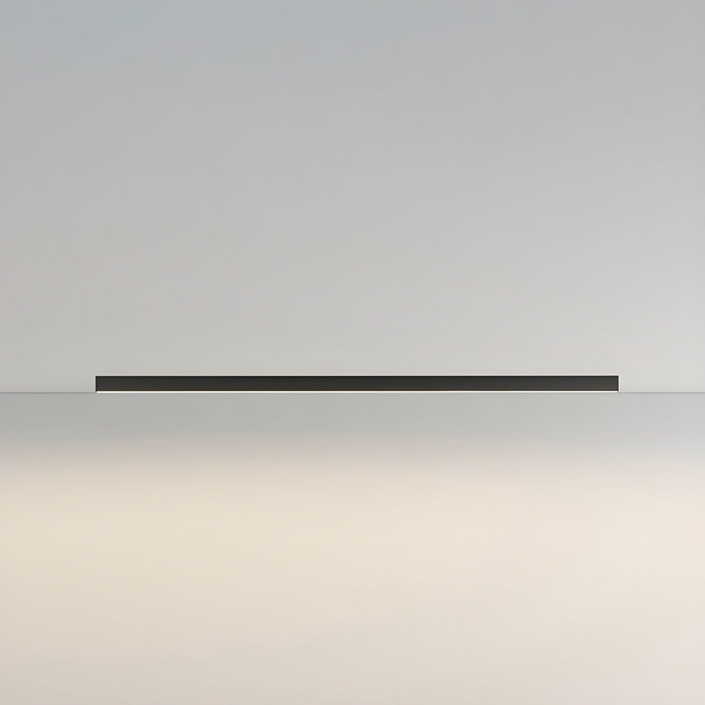 This Clérachic ceiling light in black lies unlit against a warm, softly graduated backdrop from grey to cream.