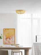 Murano Glass Flush Ceiling Light blown glass studio shot