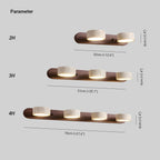 Travertine Wall Sconce, Ritta Wood-Trim Indoor Light