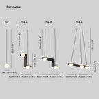 Black and White Glass Pendant Light, Adjustable Height, E26/E27 Base