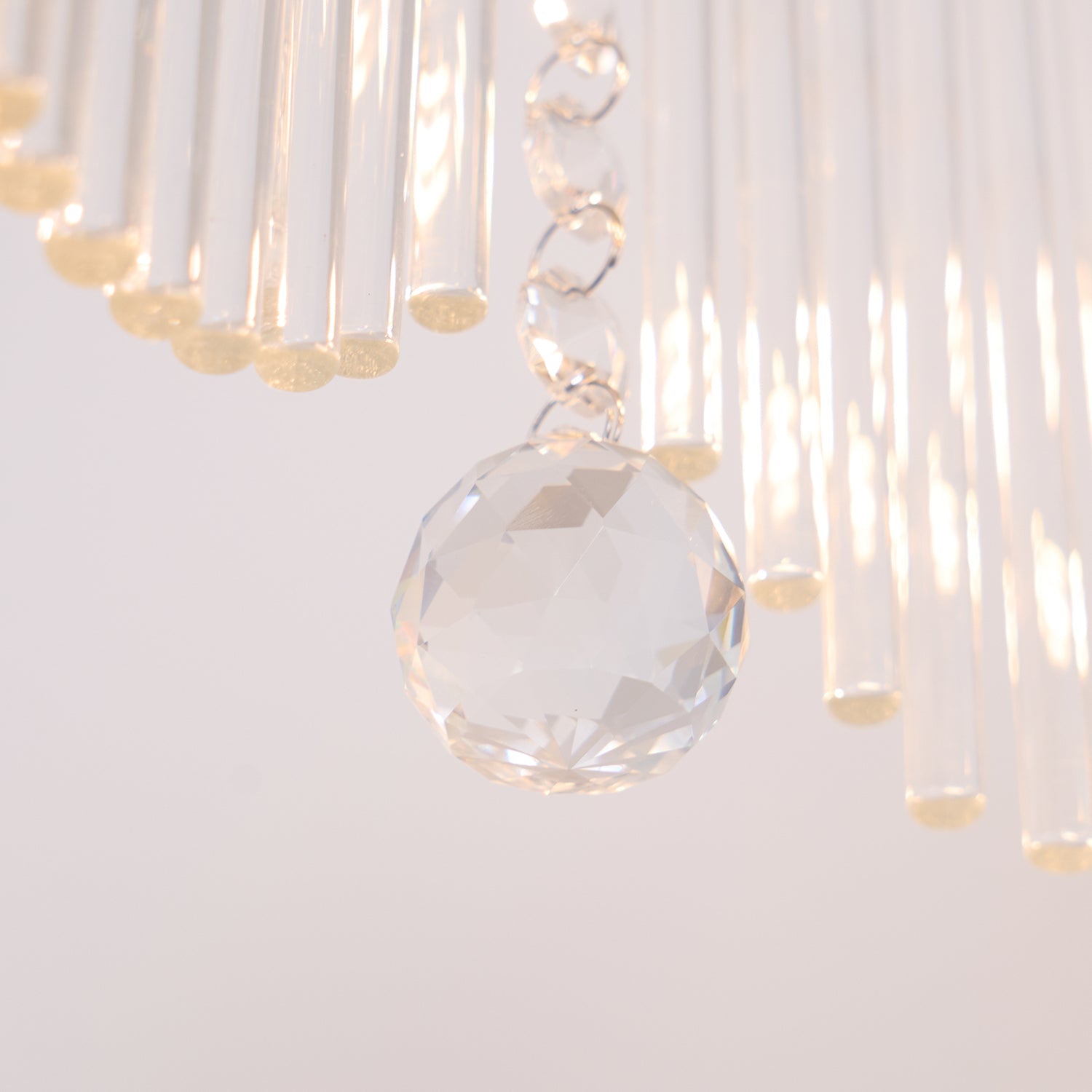 Vacarro Chandelier, Copper Finish, Clear Glass Shades, Multi-Light
