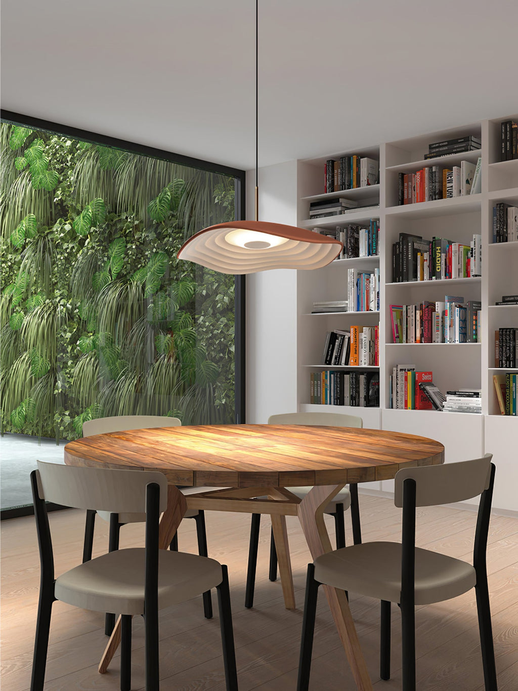 Valentina Pendant Light, LED Dimmable, Black White or Red
