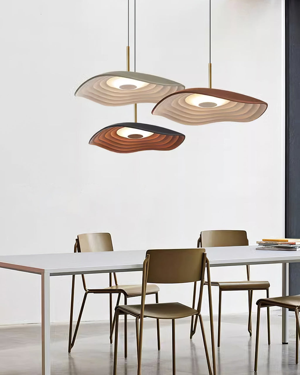 Valentina Pendant Light, LED Dimmable, Black White or Red