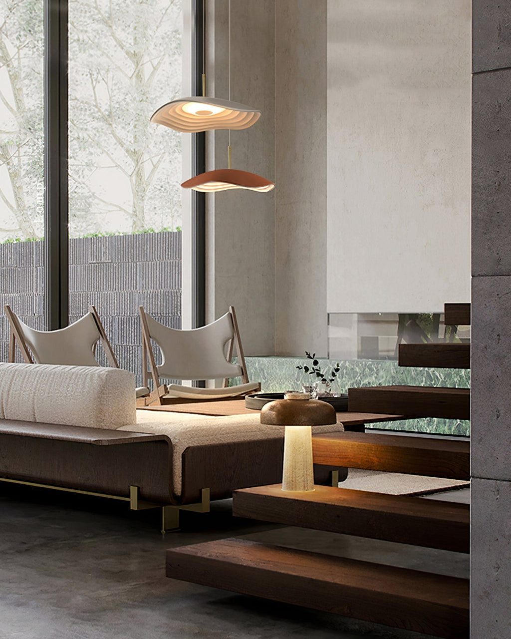 Valentina Pendant Light, LED Dimmable, Black White or Red