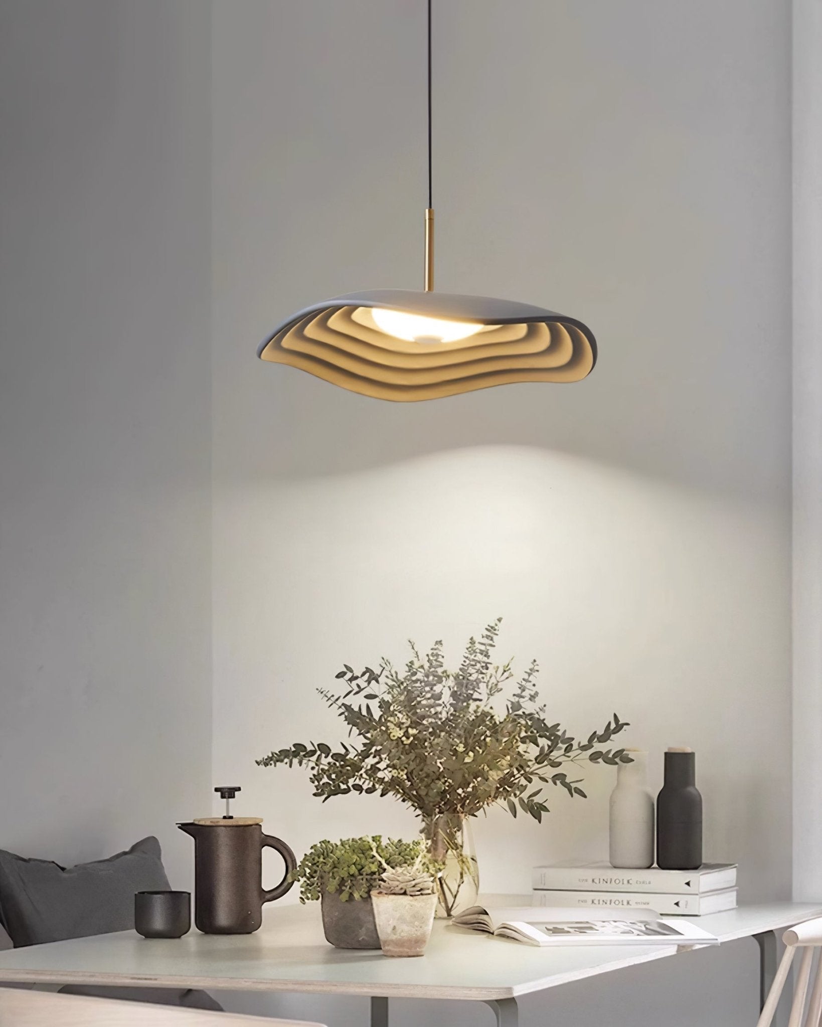 Valentina Pendant Light, LED Dimmable, Black White or Red