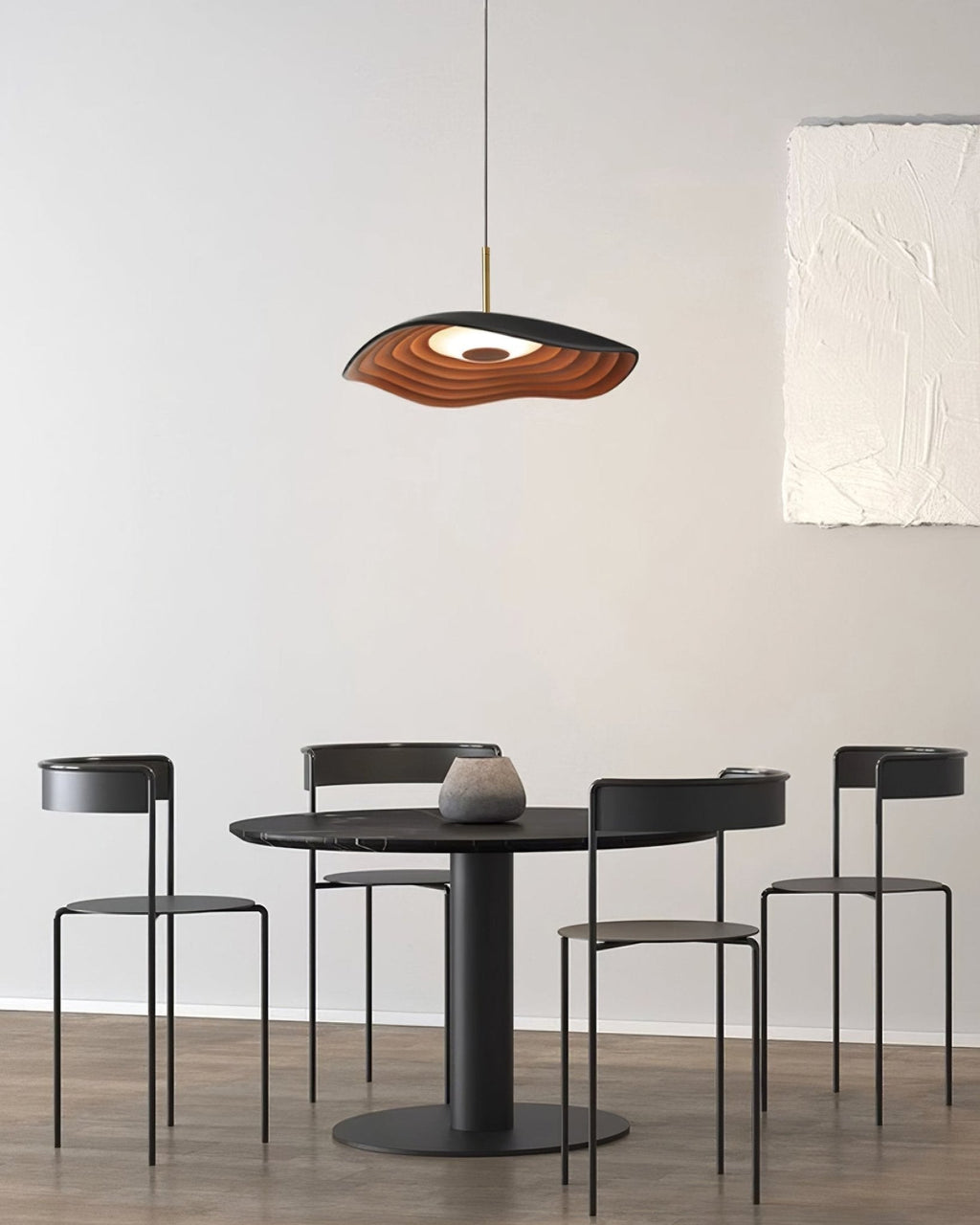 Valentina Pendant Light, LED Dimmable, Black White or Red