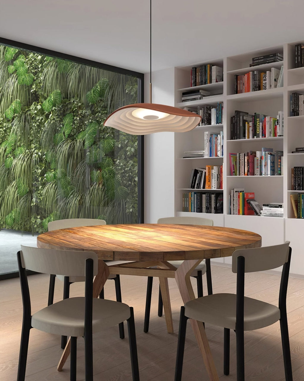 Valentina Pendant Light, LED Dimmable, Black White or Red