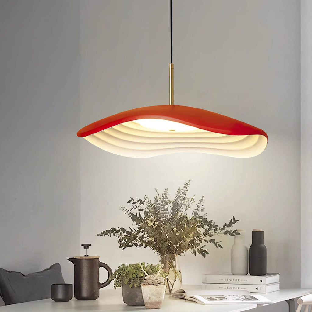Valentina Pendant Light, LED Dimmable, Black White or Red