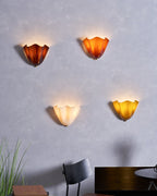 Wall Sconce Petalia, Translucent Glass, Petal Shape, G9 LED