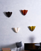 Wall Sconce Petalia, Translucent Glass, Petal Shape, G9 LED