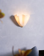Wall Sconce Petalia, Translucent Glass, Petal Shape, G9 LED