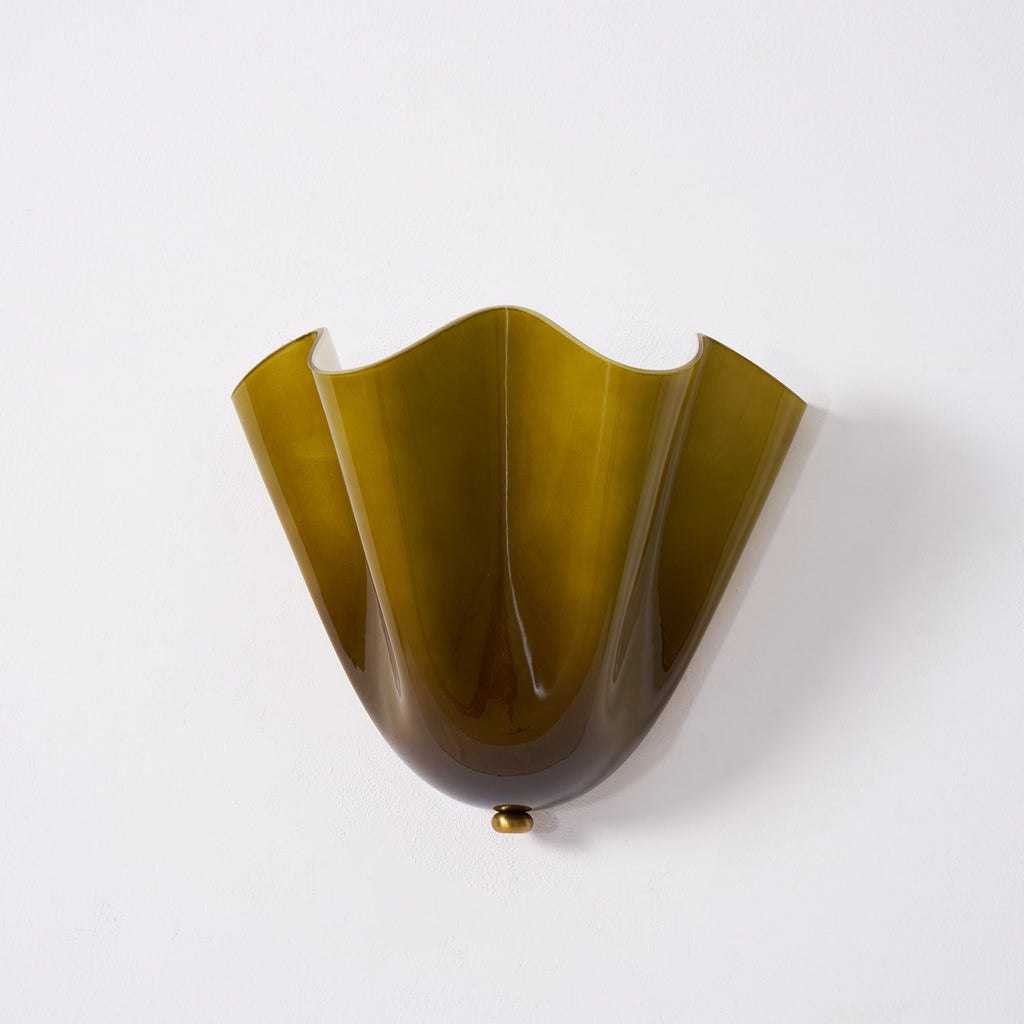 Wall Sconce Petalia, Translucent Glass, Petal Shape, G9 LED