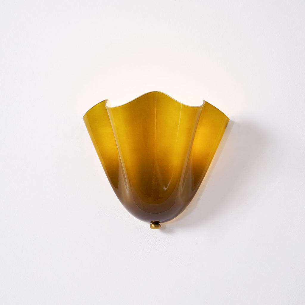 Wall Sconce Petalia, Translucent Glass, Petal Shape, G9 LED