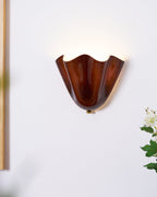 Wall Sconce Petalia, Translucent Glass, Petal Shape, G9 LED