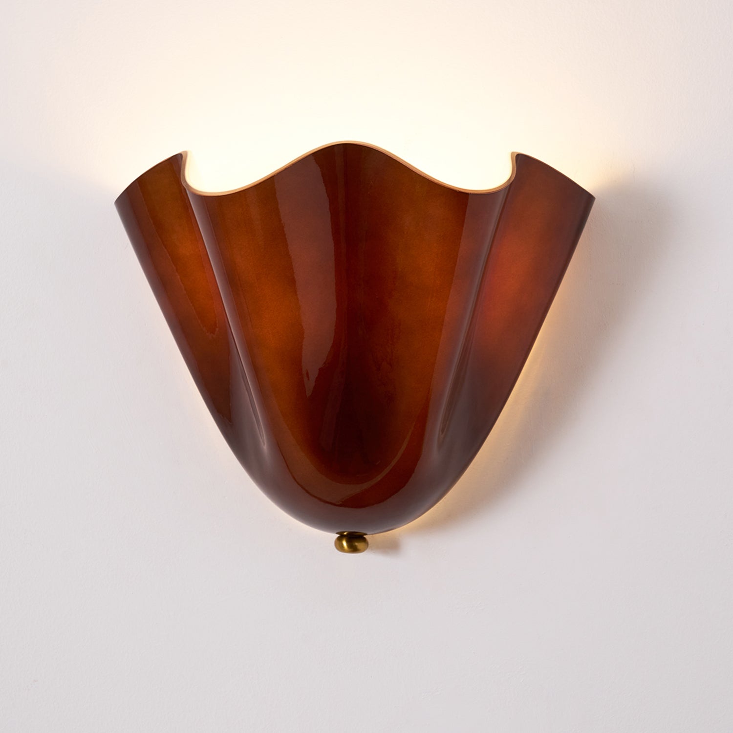 Wall Sconce Petalia, Translucent Glass, Petal Shape, G9 LED