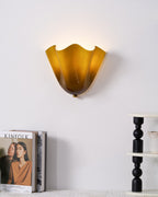 Wall Sconce Petalia, Translucent Glass, Petal Shape, G9 LED