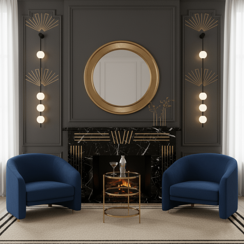 Wall lamp with stacked globes shown in a clean product view