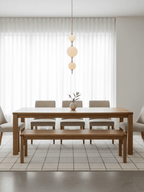 Globe pendant light Kelvin tone range from warm to cool
